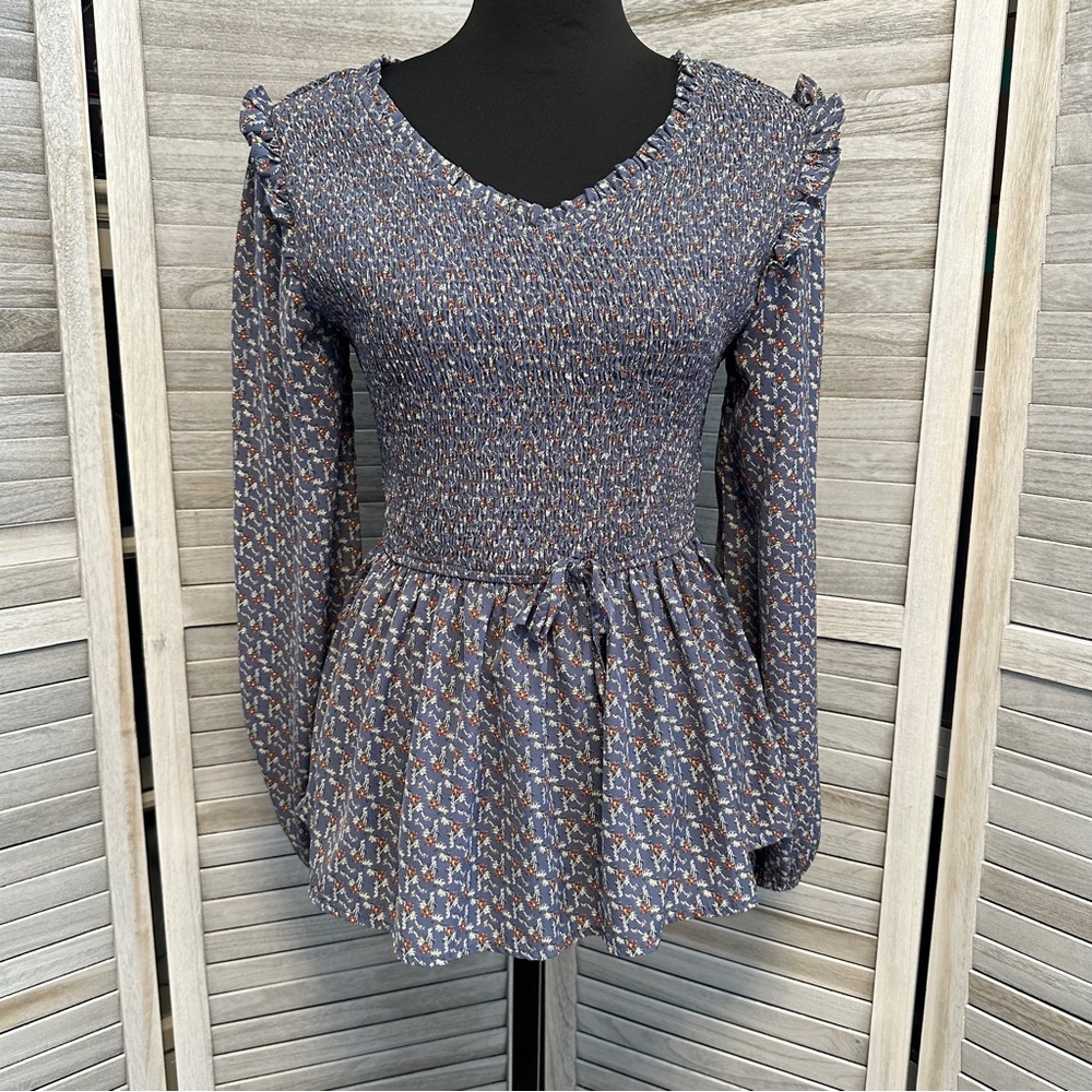 Hayden Ruched Floral Top